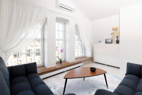Bright attic flat in the centre